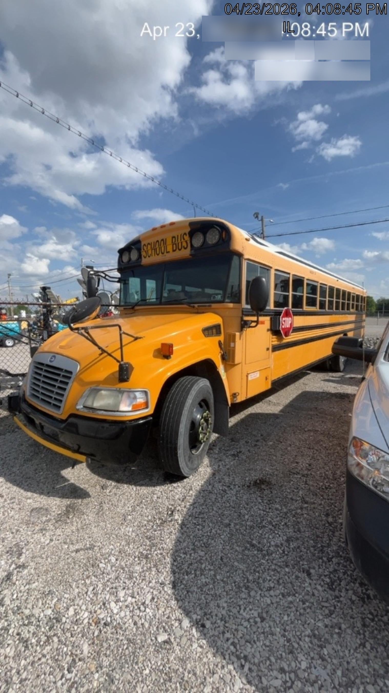 2012 BLUE BIRD 72 Passenger Bus