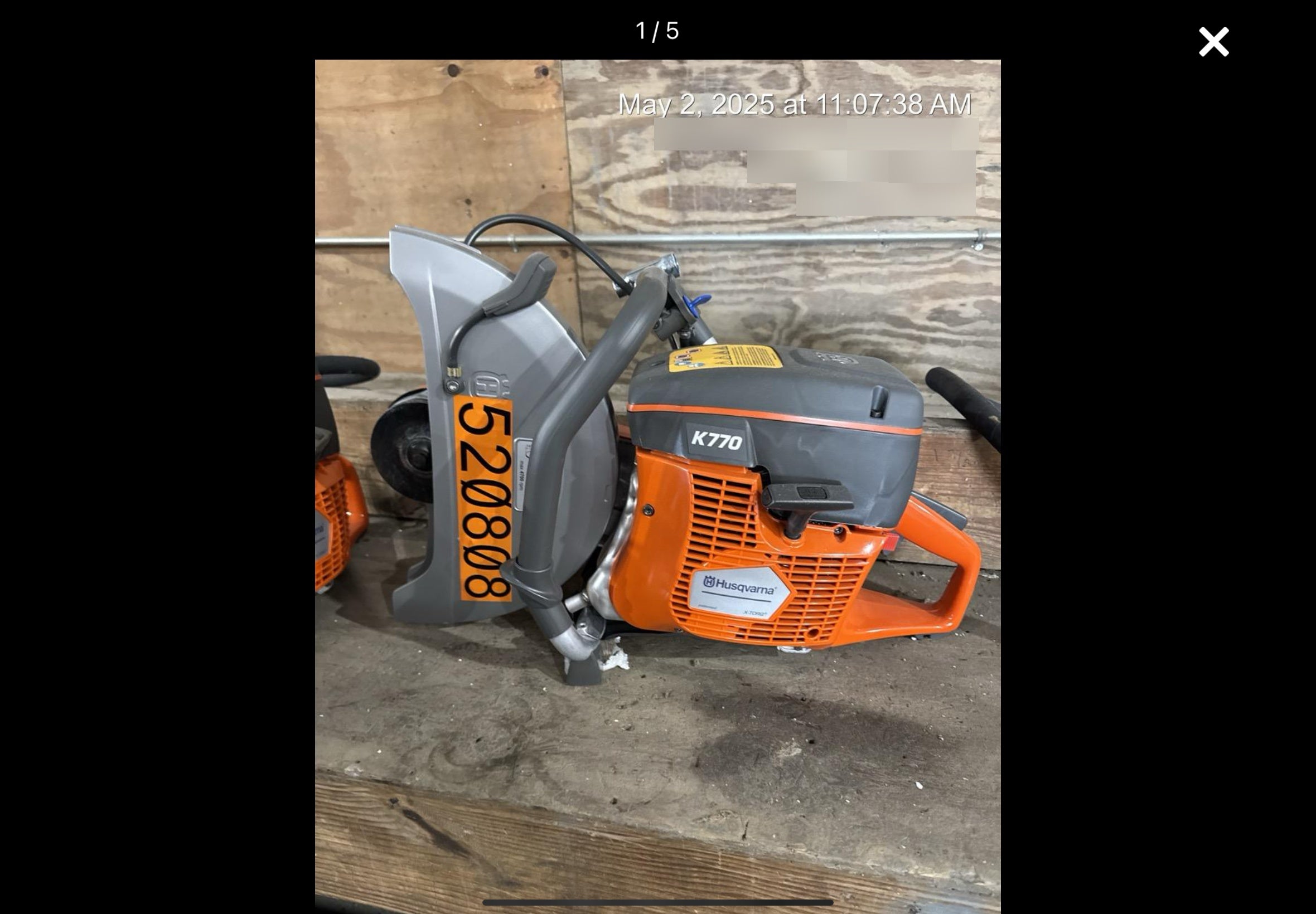 2025 HUSQVARNA K770