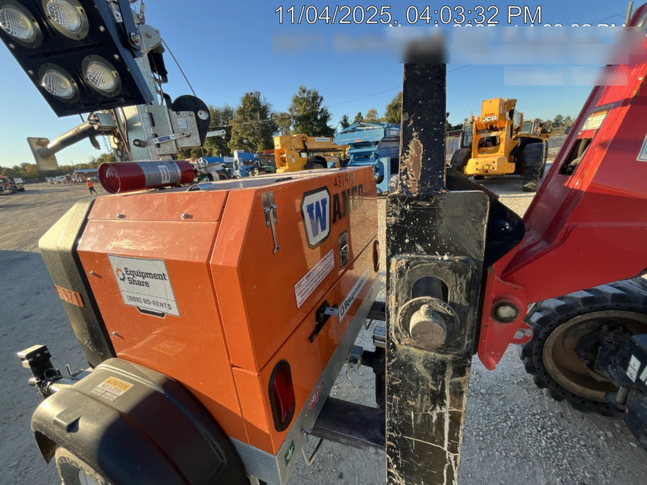 2024 Wanco WLTT-4MM4K Diesel, Deep Sea Controller, Shore Power Plug, Auto Start, (4) 350W LED Floodlights, 4kW Generator, 60 Gal Fuel Tank, 2" Ball, T3