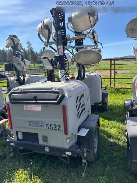 2017 Wacker Neuson LTV6L-MH Wacker Neuson 6 kW Towable Light Generator
