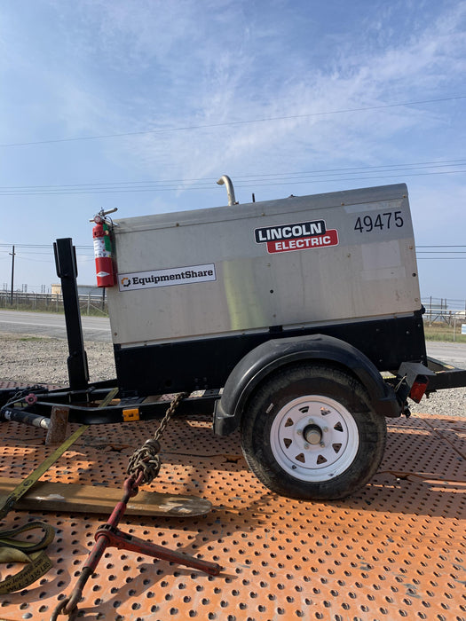 2019 Lincoln Electric Vantage 322 Ready-Pak 3, Two Wheel Trailer, Fender and Light Kit, Cable Rack