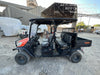 2023 Kubota RTV-X1140W-H Plastic Canopy, Windshield Acrylic Clear, LED Strobe Light, Wire Harness Kit, Back up Alarm