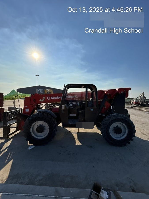 2019 Manitou 12042 Canopy, 120 HP , Solid Tires, Work Lights, Lift Hook, Auxiliary Hydraulics 66" Carriage and 60" Forks