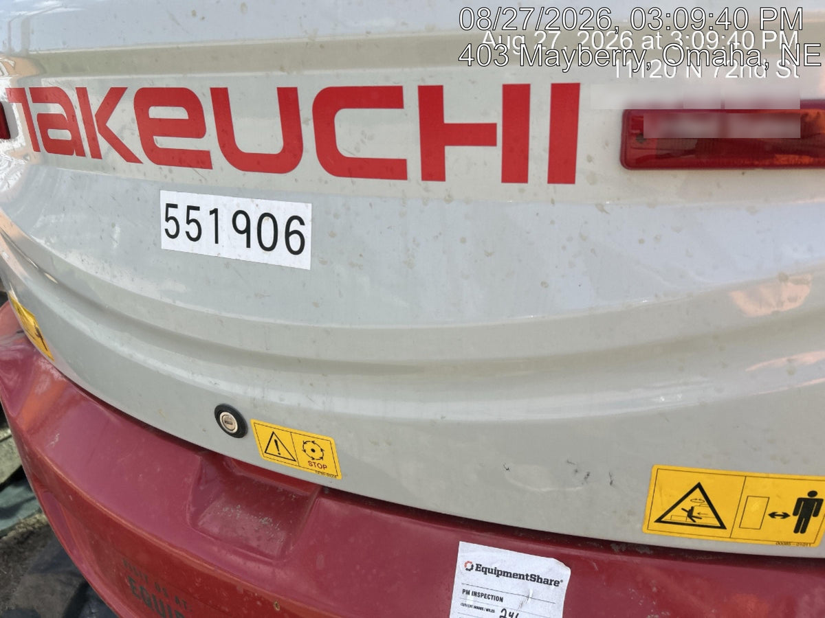 2025 TAKEUCHI TB250-2CR