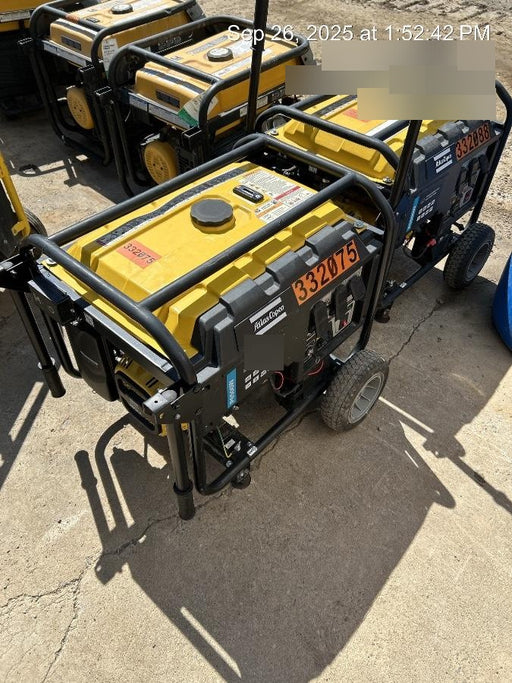 2023 Atlas Copco P6500W 5.5kW, AC390FD Gasoline Engine, Wheel & Handle Kit, (2) 120V Duplex 15A + (1) 120/240V 30A Twist Lock