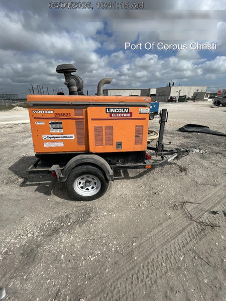 2022 Lincoln Electric Vantage 549X Crosslink Technology, Trailer Mounted, ES Decals, T3