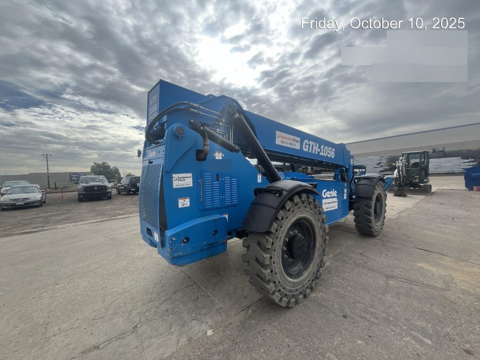 2018 Genie GTH-1056 GTH-1056 w/Open ROPS, Solid Tires, Work Lights, 60" carriage/forks, cab mesh, beacon