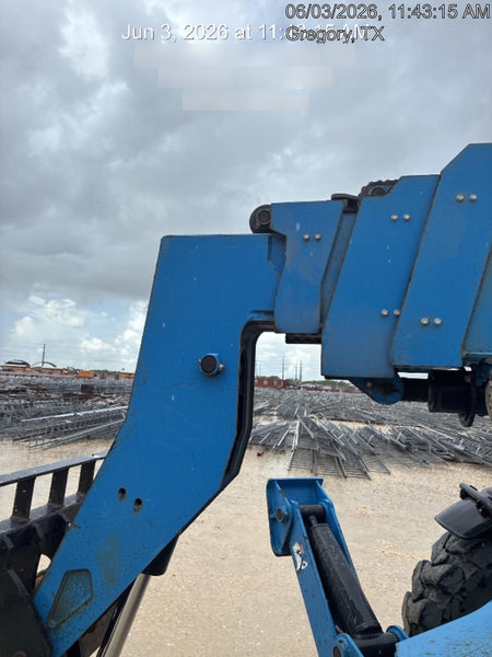 2019 Genie GTH-1056 Cab/Heat/AC, Solid RT Tires, LED Work Lights, Beacon 60" QA Carriage, 60" Forks