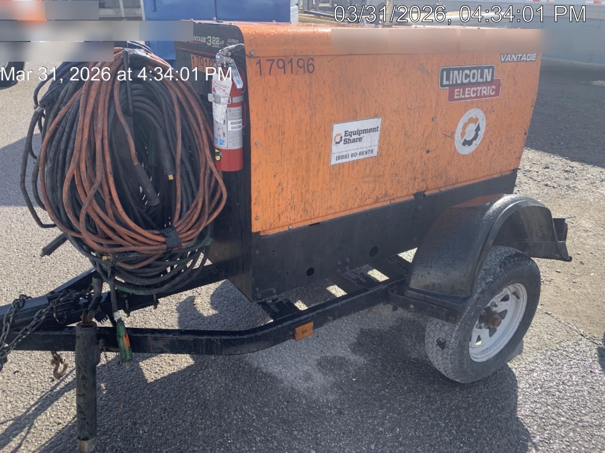 2021 Lincoln Electric Vantage 322 VANTAGE 322 READY-PAK 3