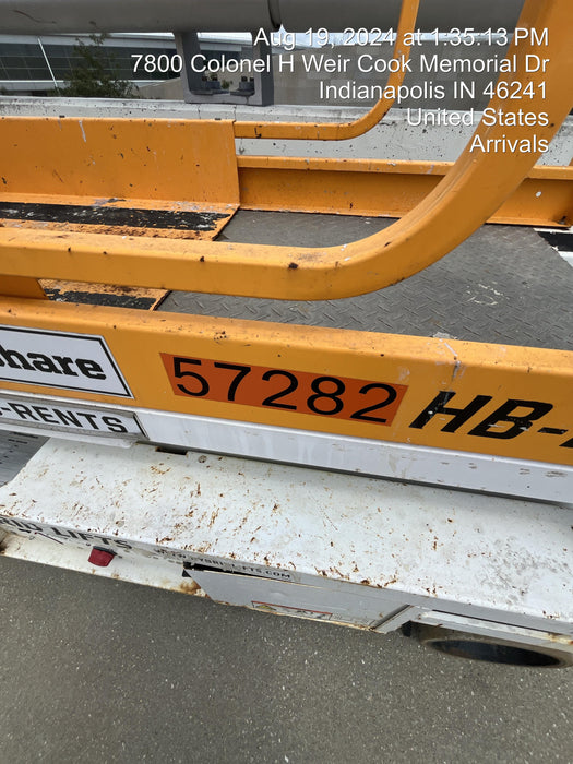 Custom Equipment HB-1430 Hy-Brid Scissor Lift
Platform capacity up to 670 lbs
Working height up to 20 ft
Weighs under 1,700 lbs
Non-marking wheels