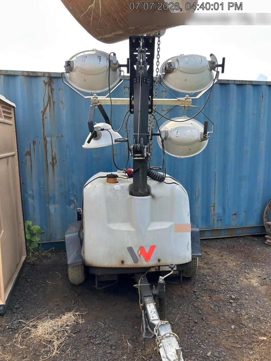 2019 Wacker Neuson LTV6L-MH Wacker Neuson LTV6L Mobile Light Tower w/Fuel Level Sensor Installed