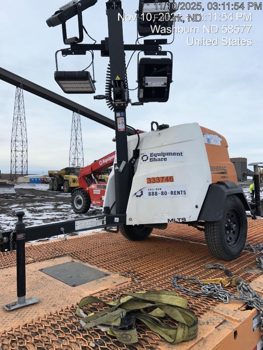 2023 Generac MLT2 Diesel, Flex Switch 120V Input, Powerzone Controller, (4) 320W LED Lights, 4kW Generator, 39.9 Gal Fuel Tank, 2" Ball, T3