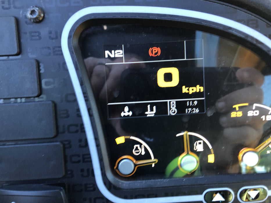 2019 JCB 510-56 Canopy, 74 HP, Solid Tires, STD Worklight, Beacon, Aux Hydraulics, Lifting Eye, Back up Alarm w/66" Carriage/60" Forks