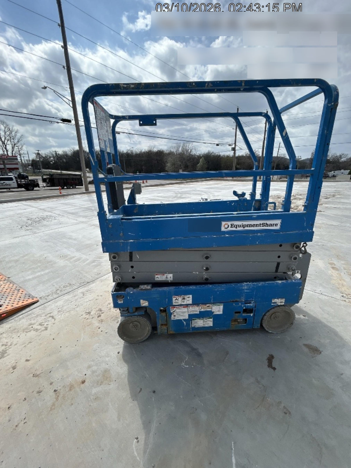2019 Genie GS-1930 Fixed rails with chain Entry