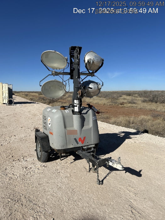 2018 Wacker Neuson LTV6L-MH Wacker Neuson LTV6L Mobile Light Tower w/Fuel Level Sensor Installed