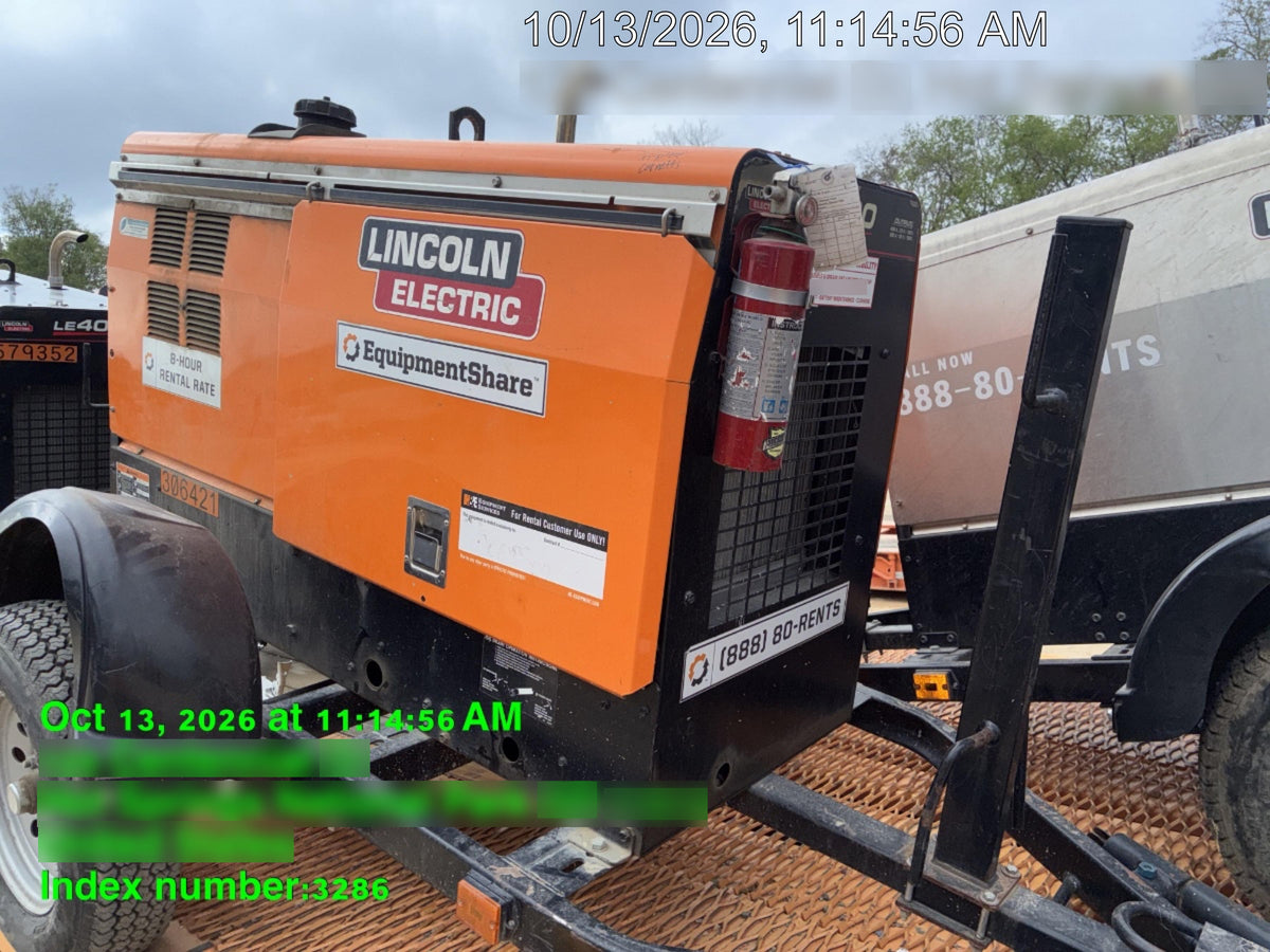 2023 Lincoln Electric LE400 Kubota V1505, Trlr, Cable Rack, Light Kit, ES Decals, T3