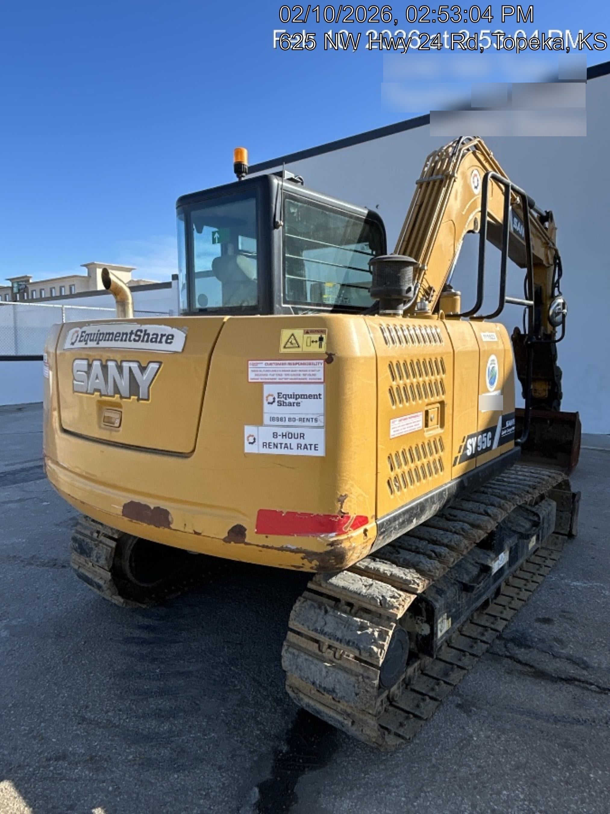 2020 SANY SY95C