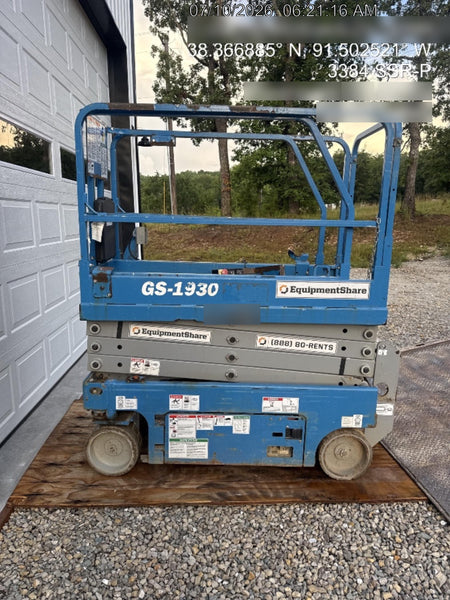 2019 Genie GS-1930 Genie GS-1930 Scissor Lift w/Standard Options