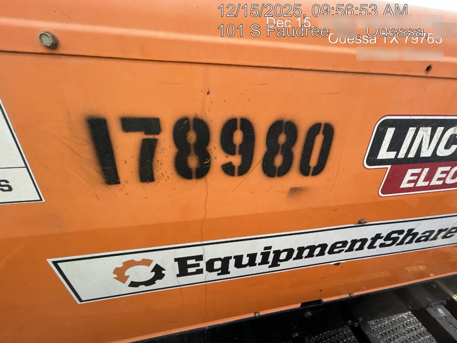 2021 Lincoln Electric Vantage 322 Vantage 322 Ready Pak 3 w/ Decals, ORANGE (includes trailer, cable rack, fender light kit) NO Telematics