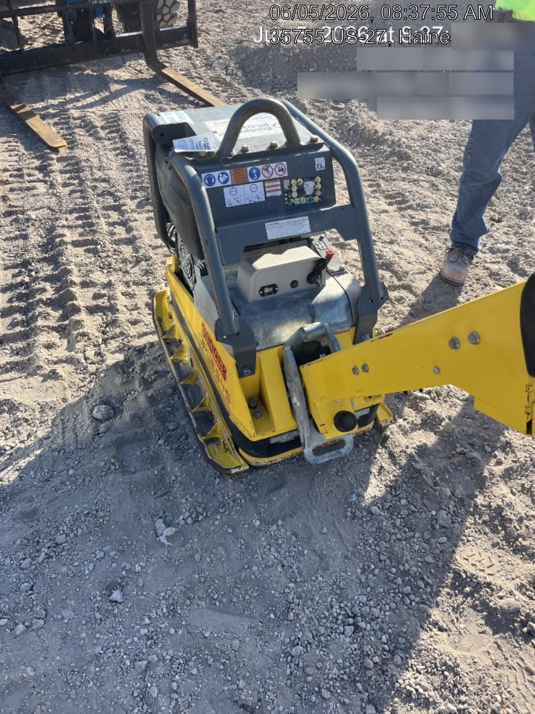 2024 Wacker Neuson DPU5545Heh Vibration Plate DPU 5545Heh US, Diesel,