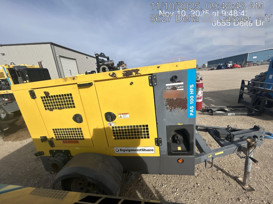 2020 ATLAS COPCO PAS 100 HF CS Enclosed