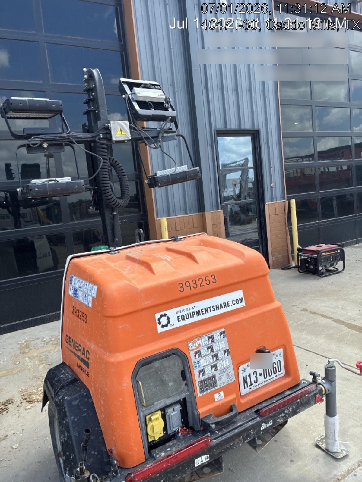 2024 Generac MLT2 Diesel, Flex Switch 120V Input, Powerzone Controller, 
(4) 320W LED Lights, 4kW Generator, 39.9 Gal Fuel Tank, 2" Ball, T3