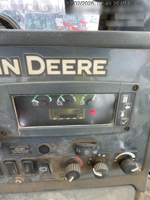 2020 John Deere 410L - Extendable Stick Cab/Heat/Air, 4WD, Extendable Stick, Pilot Controls, 2 Way Hydraulics, TAG Manual QC