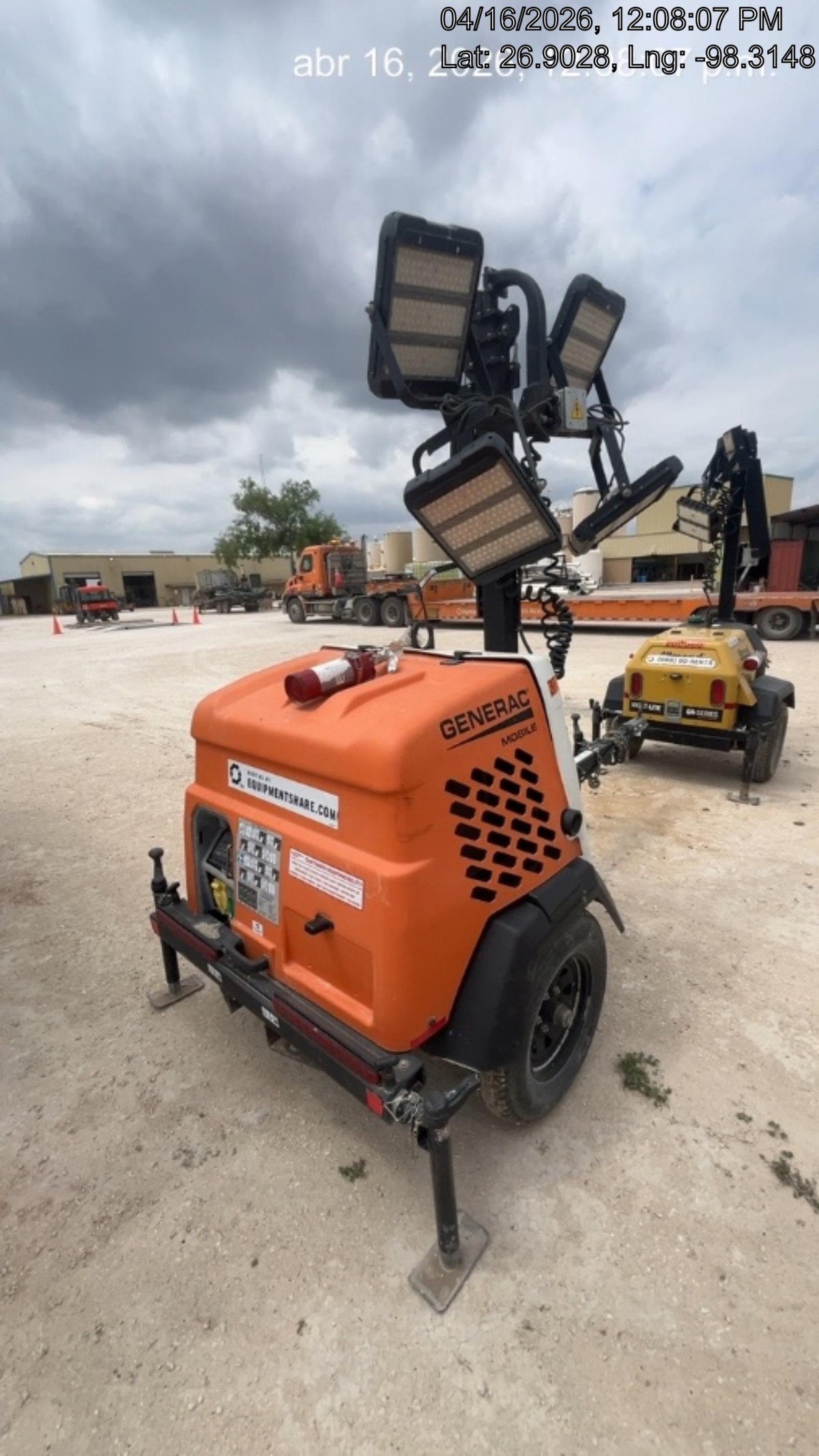 2023 Generac MLT2 Diesel, Flex Switch 120V Input, Powerzone Controller, 
(4) 320W LED Lights, 4kW Generator, 39.9 Gal Fuel Tank, 2" Ball, T3