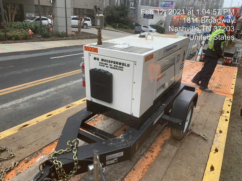 2019 Multiquip DLW400ESA4 Dual Pack, Trailer Mounted