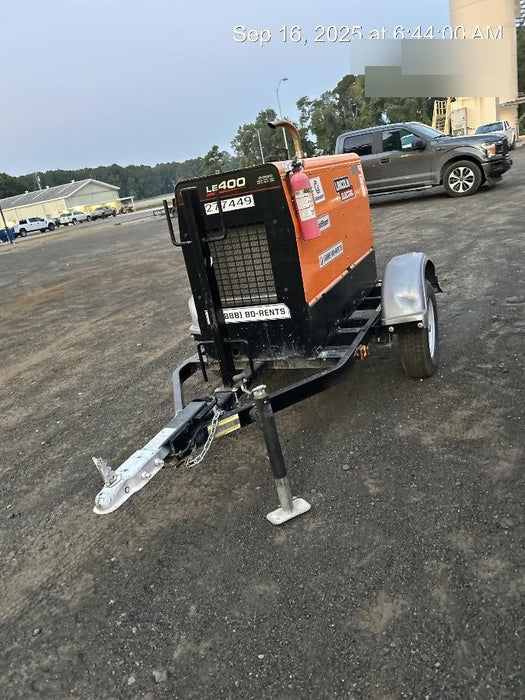 2022 Lincoln Electric LE400 Kubota V1505, Trlr, Cable Rack, Light Kit, ES Decals, T3