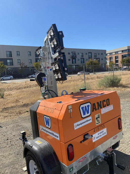 2024 Wanco WLTT-4MM4K Diesel, Deep Sea Controller, Shore Power Plug, Auto Start, (4) 350W LED Floodlights, 4kW Generator, 60 Gal Fuel Tank, 2" Ball, T3