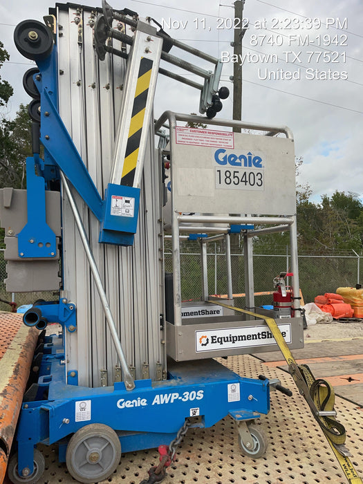 2021 GENIE AWP-30S DC