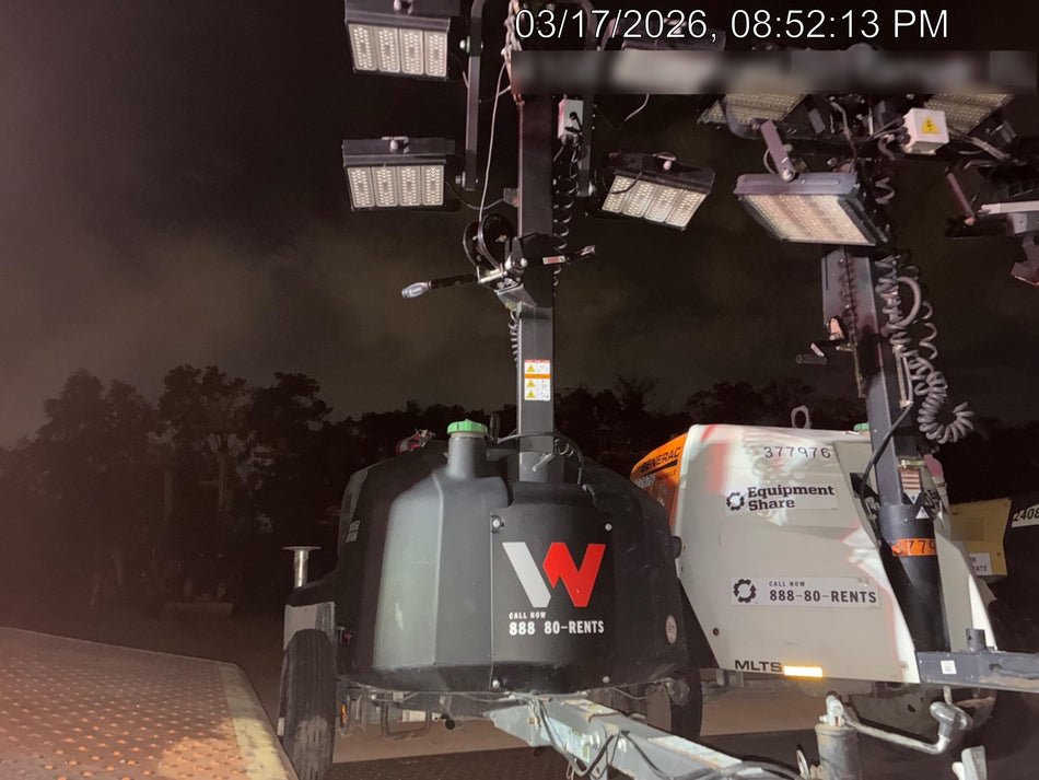 2024 Wacker Neuson LTT4 Diesel, Kohler KDW702, Deep Sea Controller, Auto Start, LED 320W, Bypass Outlet, T3