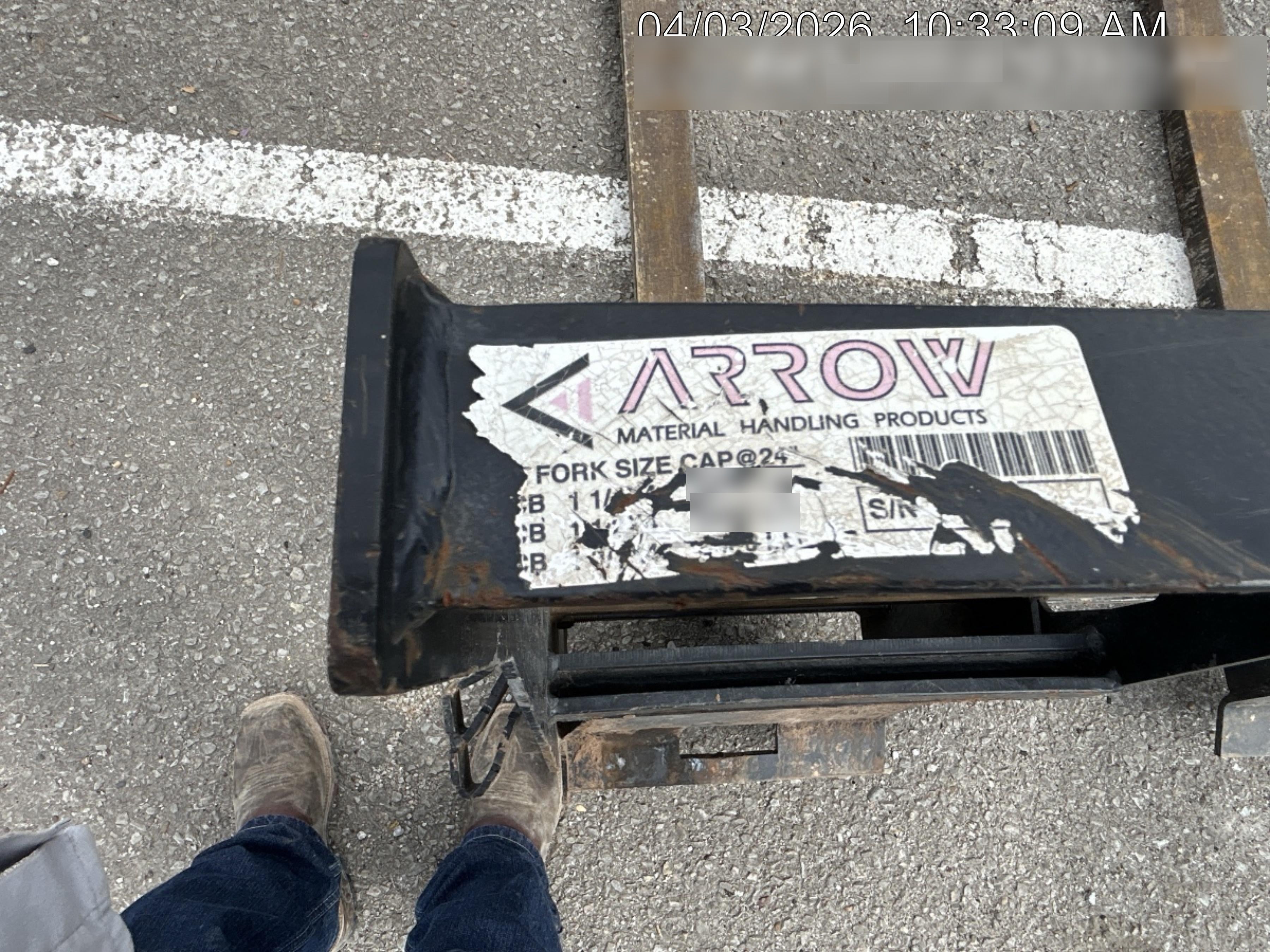 2022 ARROW MATERIAL HANDLING 48" Pallet Forks - Arrow