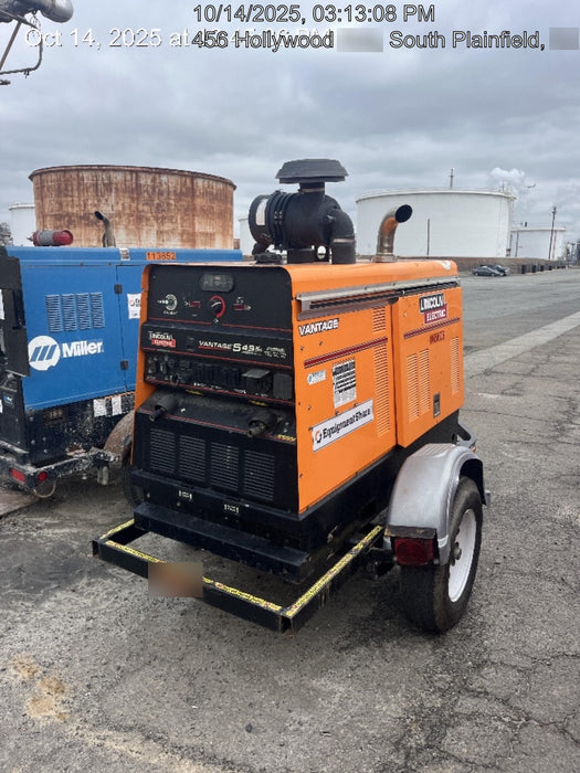 2021 Lincoln Electric Vantage 549X Ready Pak 3, ORANGE (includes trailer, cable rack, fender light kit)