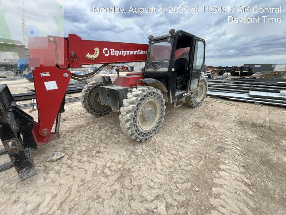 2019 Manitou MTA8044 74hp T4F, Cab/Heat/Air, Cab and Boom LED work lights, Auxiliary Hydraulics, Solid Tires, Amber strobe, Lift Hook 66" Carriage, 60" Forks