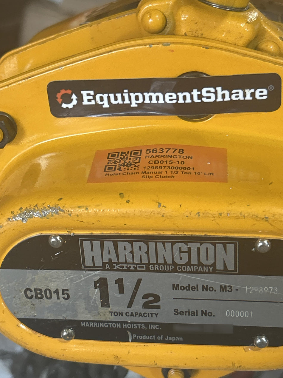 2025 HARRINGTON CB015-10