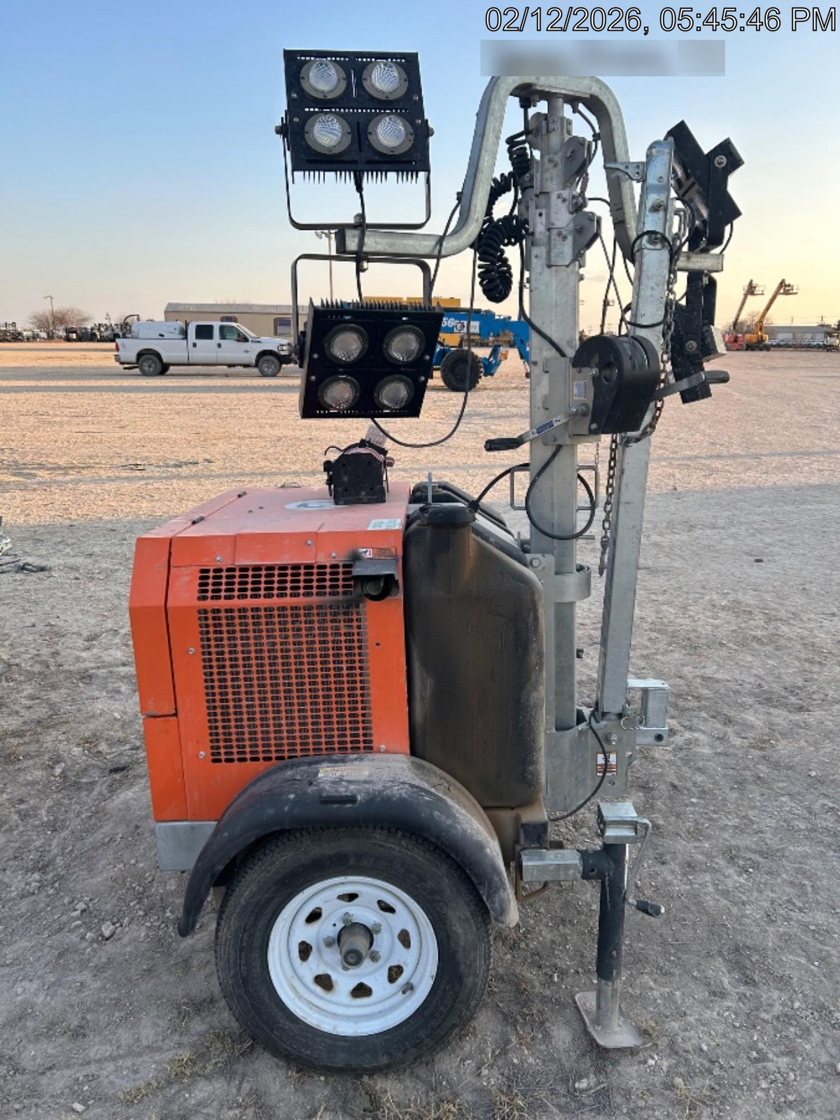 2024 Wanco WLTT-4MM4K Diesel, Deep Sea Controller, Shore Power Plug, Auto Start, (4) 350W LED Floodlights, 4kW Generator, 60 Gal Fuel Tank, 2" Ball, T3