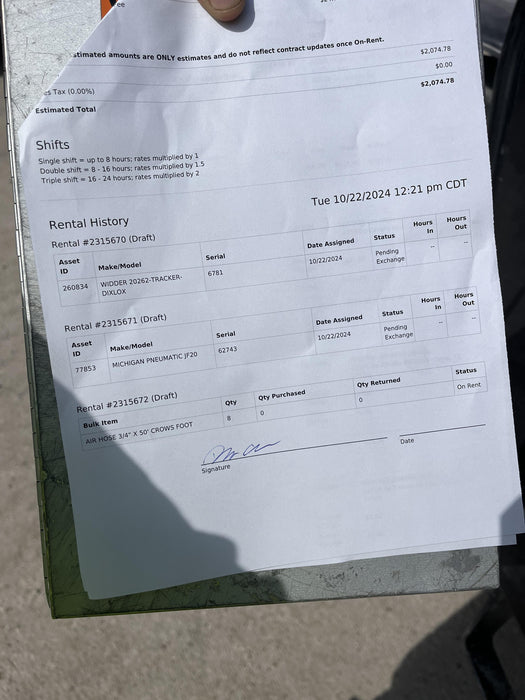 2020 MICHIGAN PNEUMATIC JF20