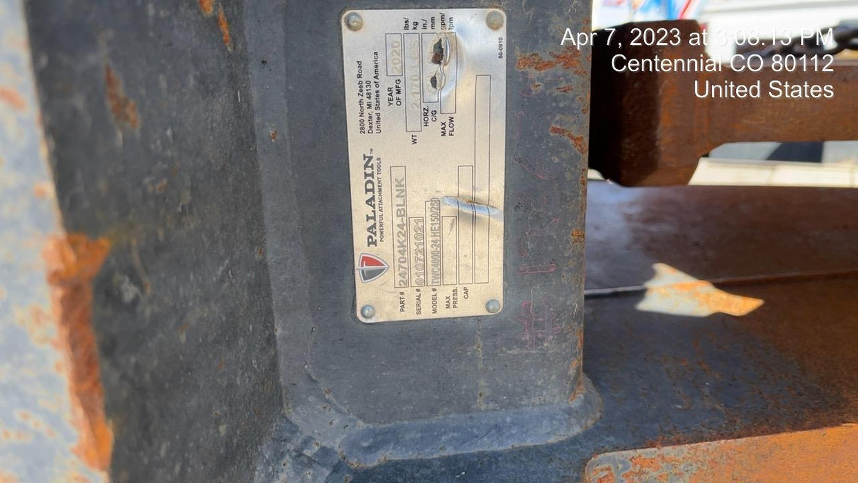 2020 PALADIN TWC4000-24