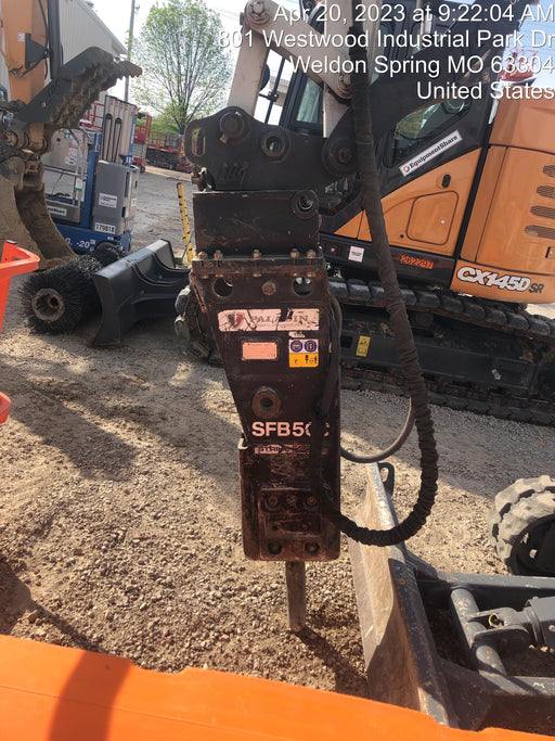 Paladin SFB500 Paladin SFB500 Breaker w/8K Mini Excavator Adaptor and 12K Mini Excavator Adaptor