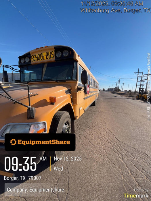 2012 BLUE BIRD 72 Passenger Bus