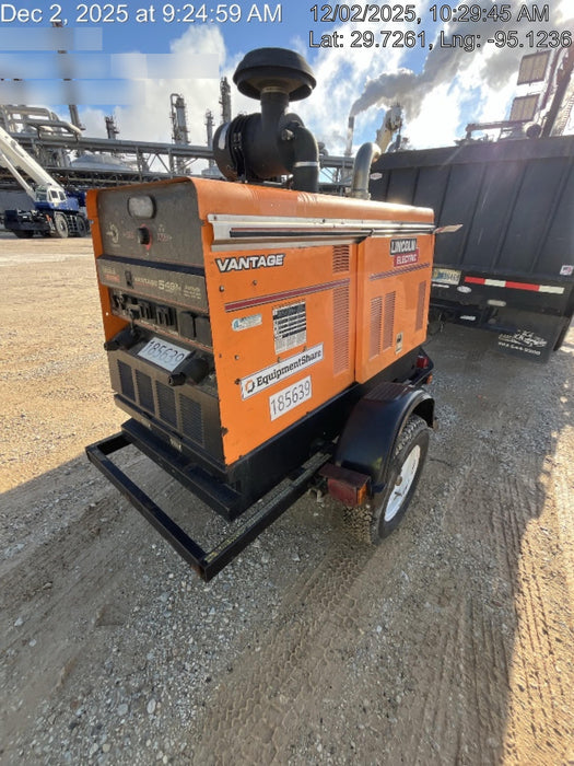 2021 Lincoln Electric Vantage 549X Ready Pak 3, ORANGE (includes trailer, cable rack, fender light kit)