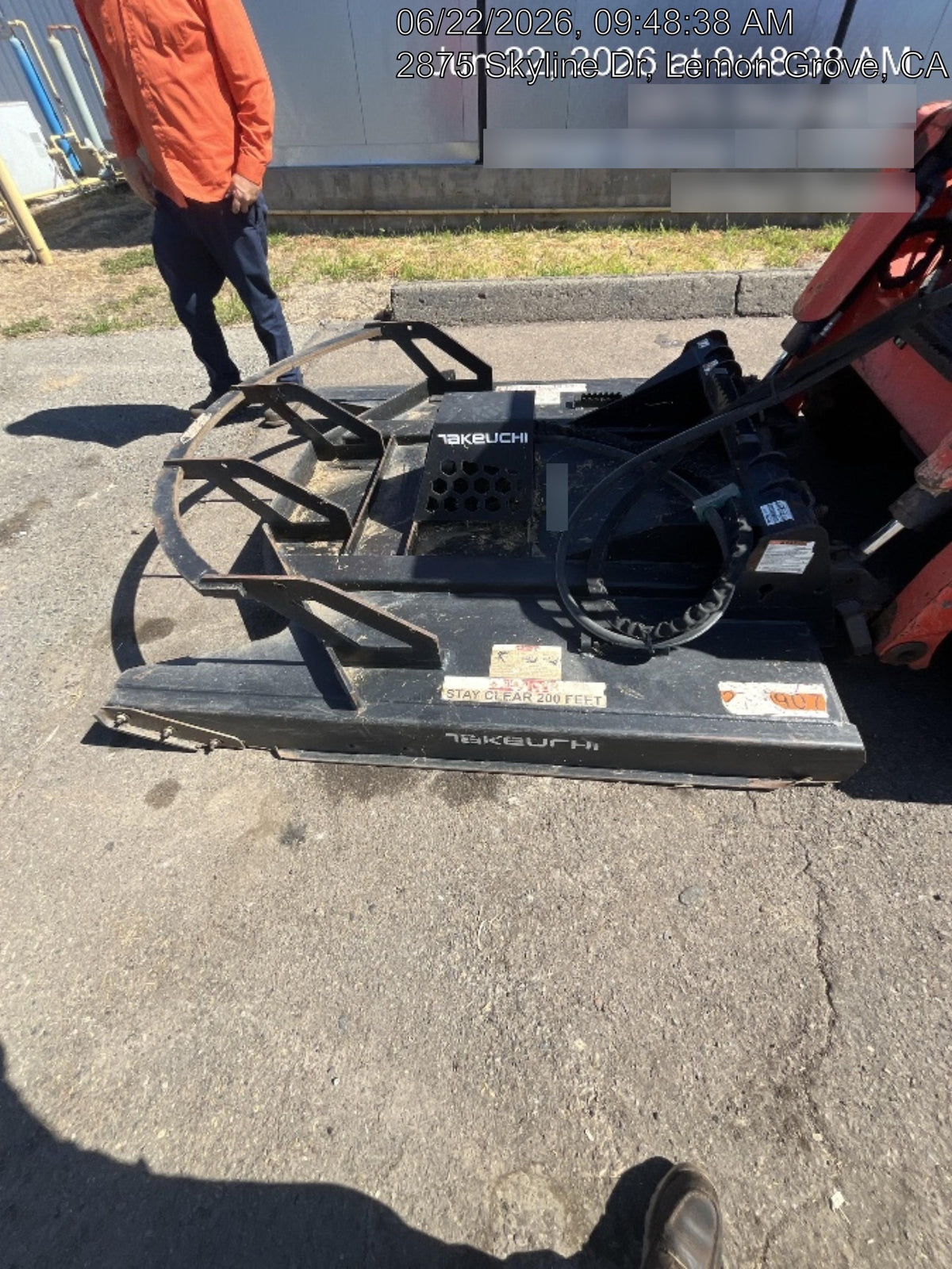 2022 TAKEUCHI 72" Brush Cutter - Takeuchi
