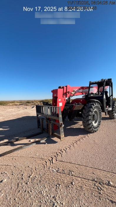 2019 Manitou MTA12042 Canopy, 120 HP , Solid Tires, Work Lights, Lift Hook, Auxiliary Hydraulics 66" Carriage and 60" Forks
