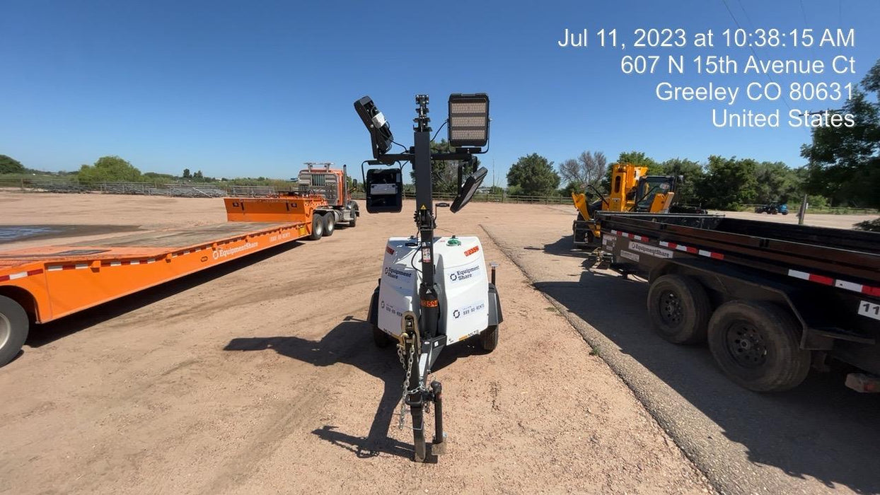 2023 Generac MLT2 Diesel, Flex Switch 120V Input, Powerzone Controller, (4) 320W LED Lights, 4kW Generator, 39.9 Gal Fuel Tank, 2" Ball, T3