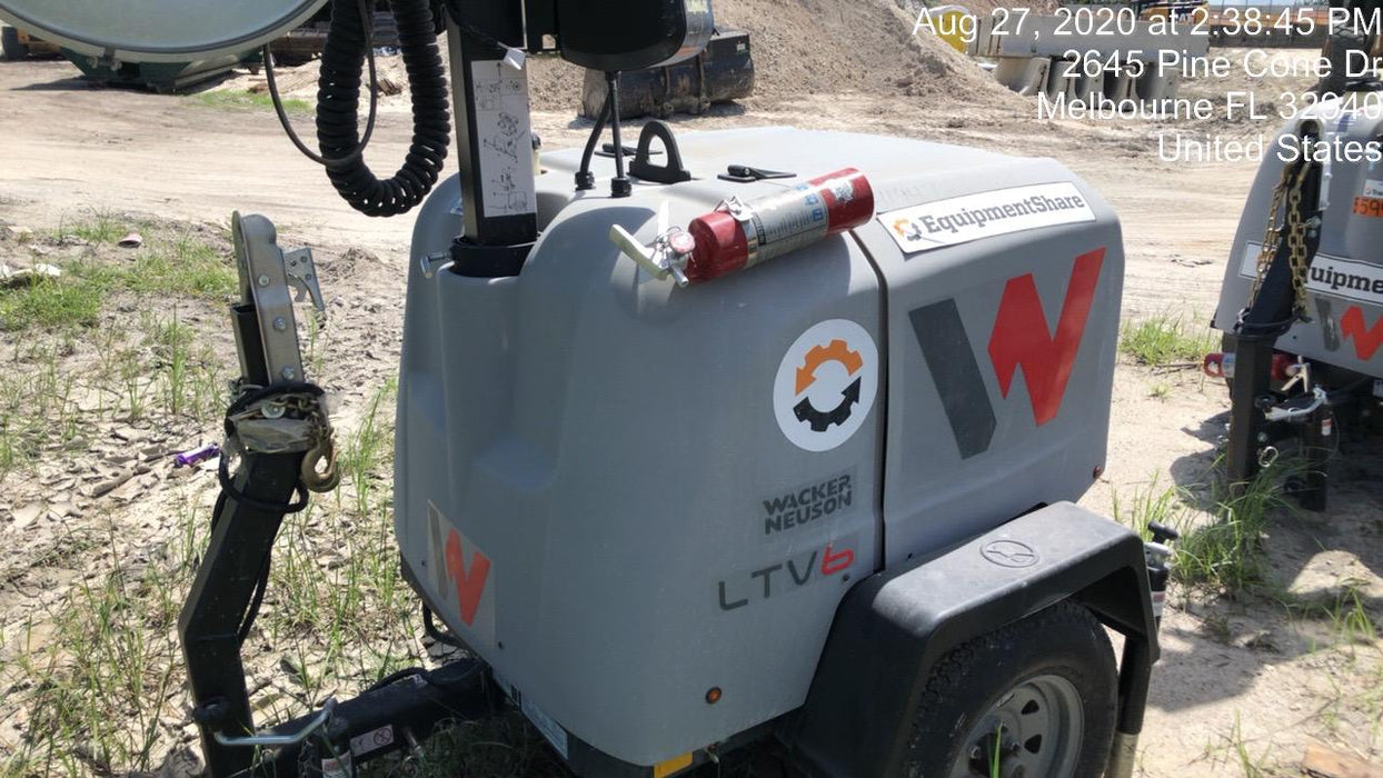 Wacker Neuson LTV6K-MH Power mast, 1100W MH, Fuel Sensors, Wiring Harness