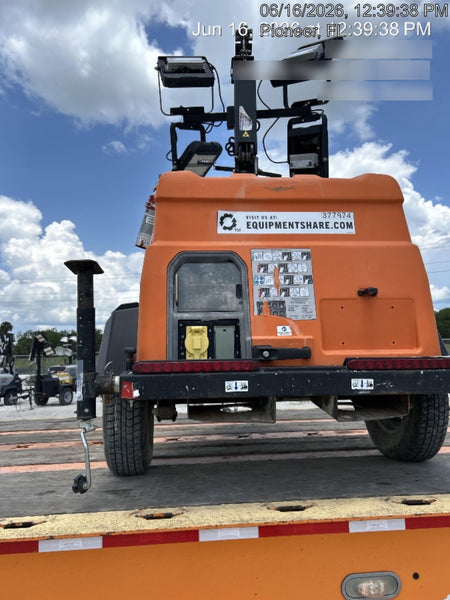 2023 Generac MLT2 Diesel, Flex Switch 120V Input, Powerzone Controller, 
(4) 320W LED Lights, 4kW Generator, 39.9 Gal Fuel Tank, 2" Ball, T3