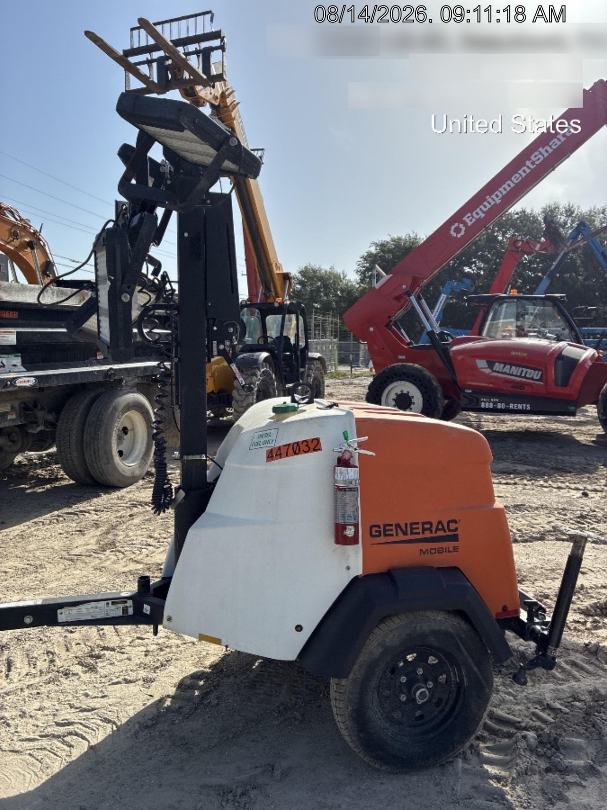 2024 Generac MLTS-4 2.4kW, Mitsu Eng, Analog, LED, Diesel.