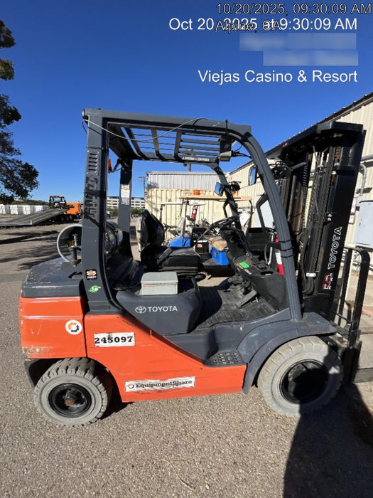 2022 TOYOTA 8FGU25 LP w/ Scale